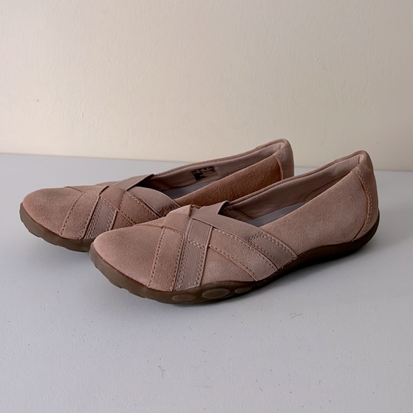 Clarks Haley Jay Ultimate Comfort Collection Shoes in Praline Suede - NWOT - Picture 6 of 10